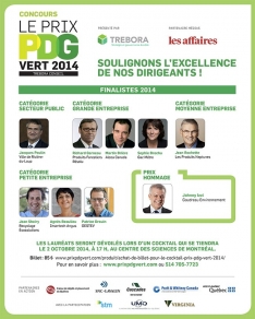 Prix PDG vert 2014- Les finalistes
