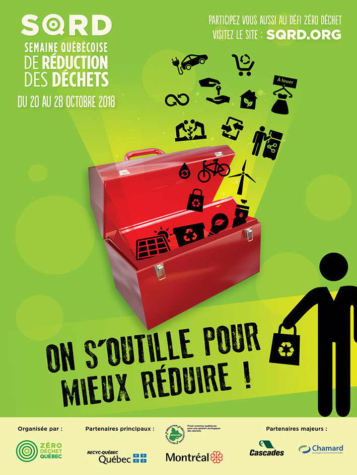 C'est la semaine québécoise de réduction des déchets !