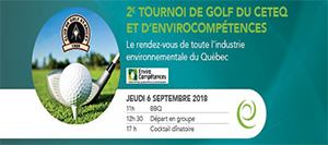 2e édition tournoi de golf Ceteq-Envirocompétences